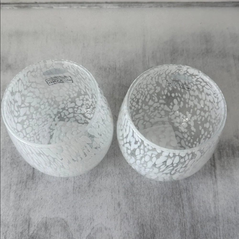 Murano set white